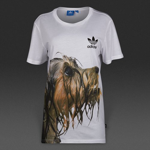 Adidas Originals Rita Ora Puppy Pack Tee White for Women